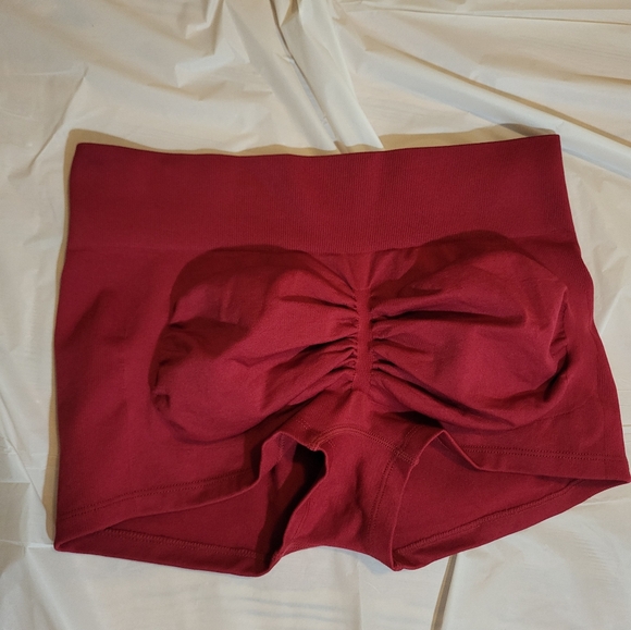 Puff Cookie Design Womens Scrunch High waist booty shorts - Picture 2 of 3